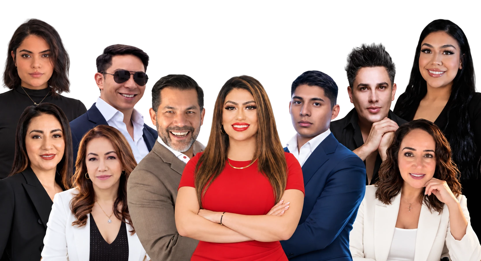 Maribel Ramos junto a los speakers oficiales de PROSPERA Live 2026